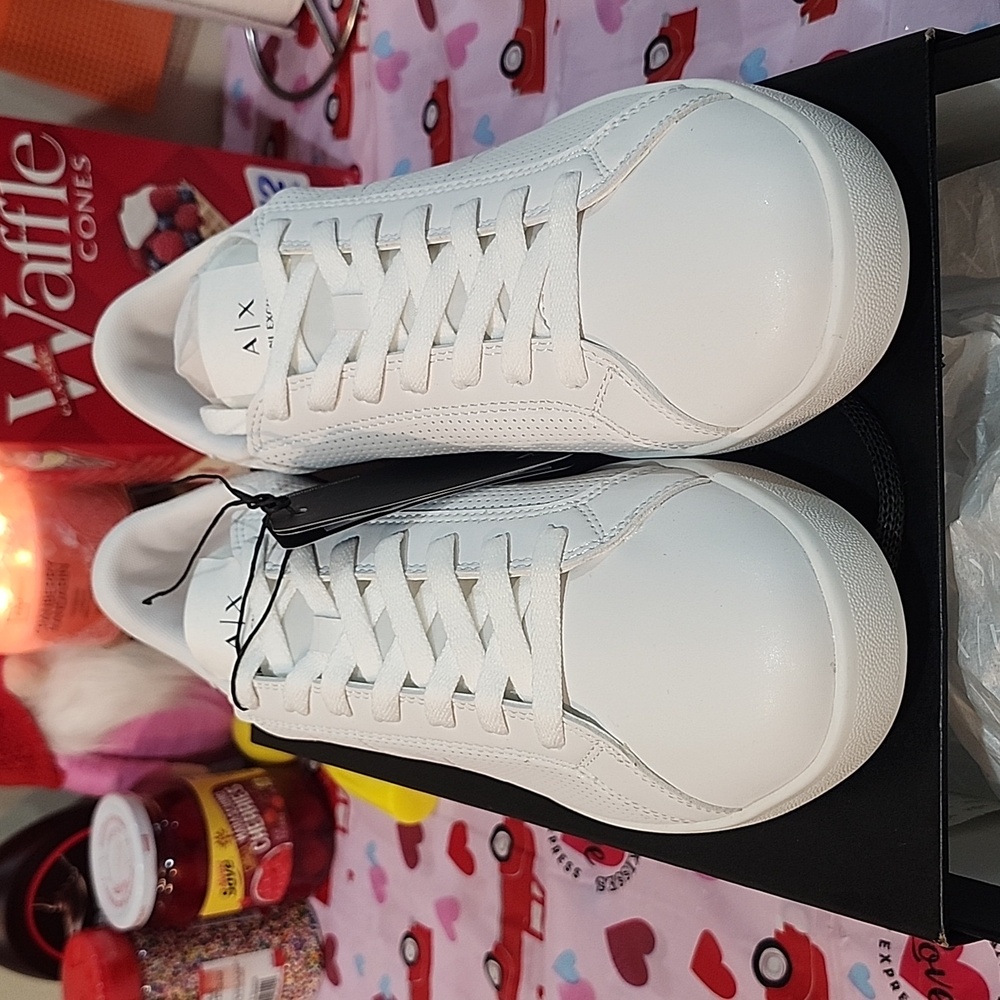 Armani OPT WHITE+OPT WHITE Men's Shoes - Picture 9 of 16